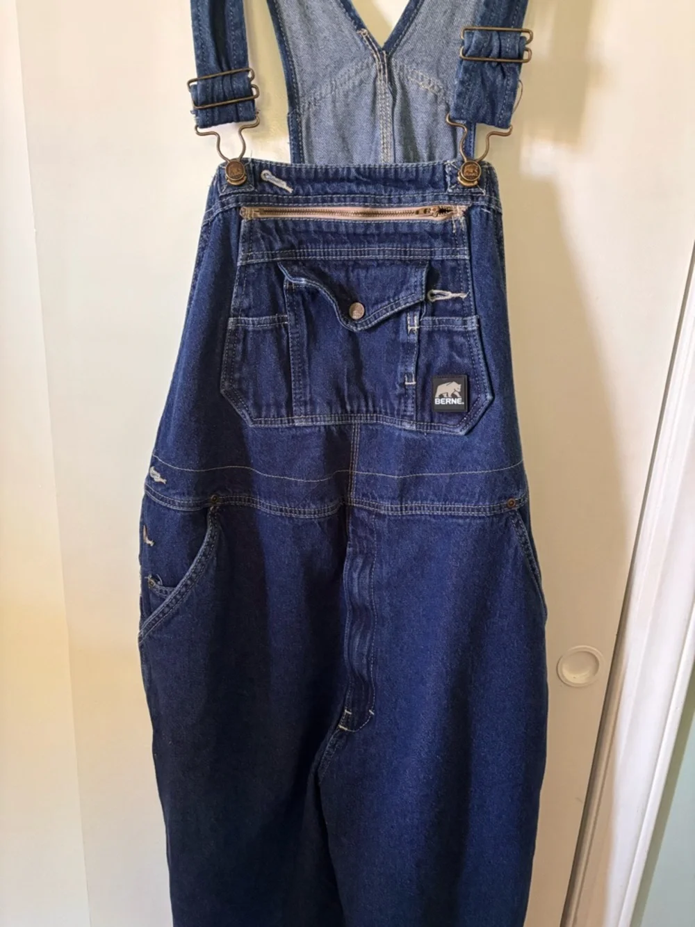 Vintage Berne Denim Overalls SZ 44 - Picture 2 of 12